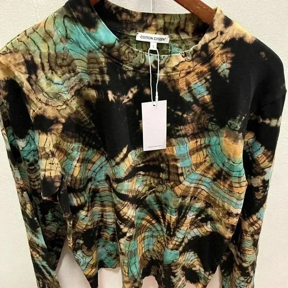 NWT Cotton Citizen Tokyo Tie Dye Long Sleeve Tee - Picture 3 of 5
